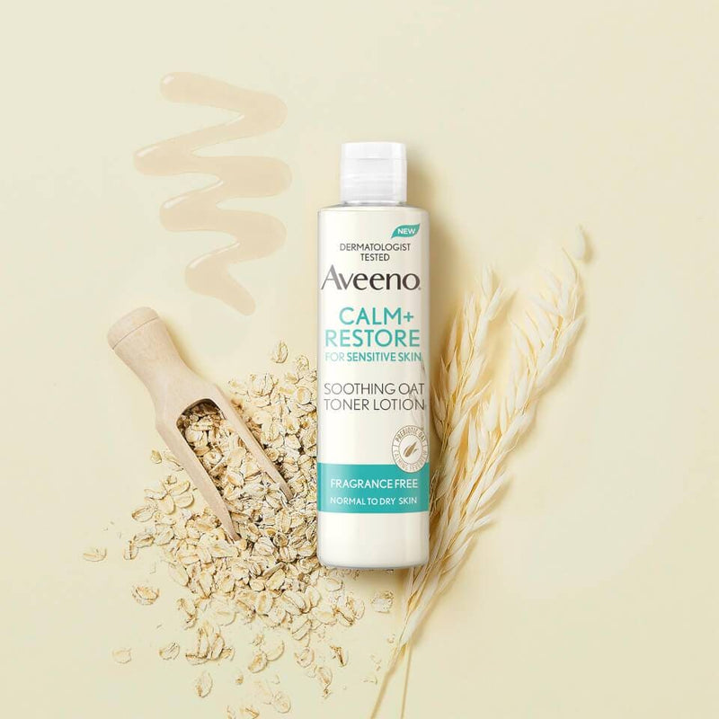 AVEENO CALM+RESTORE SOOTHING OAT TONING LOTION