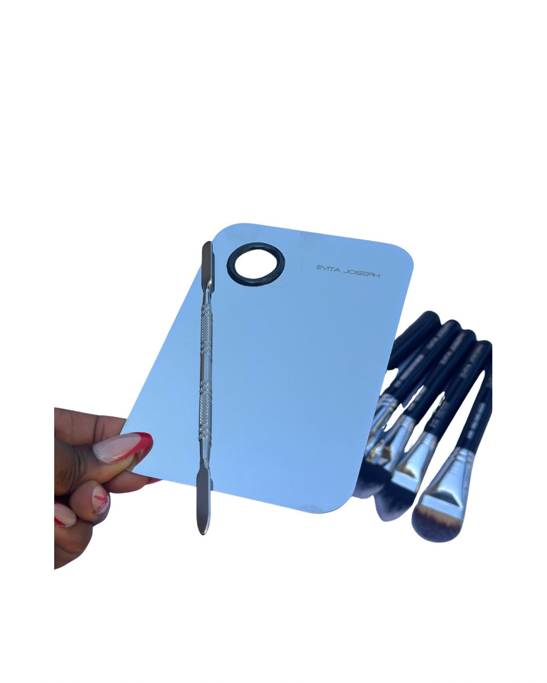 EVITA JOSEPH ARTIST MIXING PALETTE AND SPATULA